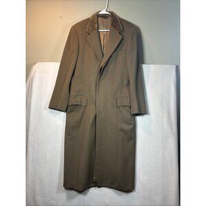 Polo By Ralph Lauren  Men Over Coat Tan  Pit To Pit 36 Inches